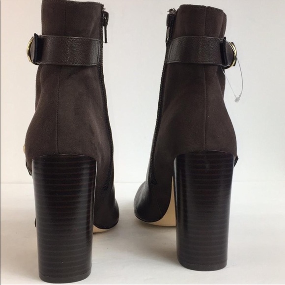 Nine West chipper suede leather ankle short boots - Picture 4 of 8